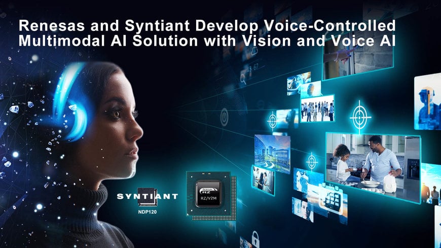 Renesas and Syntiant Develop Voice-Controlled Multimodal AI Solution Combining Advanced Vision and Voice Technologies